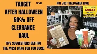 TARGET AFTER HALLOWEEN 50% OFF CLEARANCE HAUL NOT JUST HALLOWEEN ITEMS~TONS OF CLEARANCE FINDS 🤩