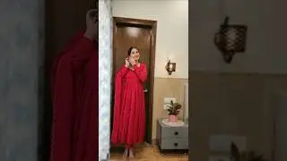 Pretty red suit for newly wed &hearts;️🌸 #cute #affordablefashion #fashion s#newlymarriedlook #viralreels