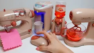Toy asmr 🍳 Brown Automatic Kitchen Appliance Playset ASMR Satisfying with Unboxing | Review Toys