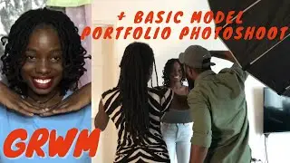GRWM (Everyday MakeUp) + Basic Model Portfolio Photoshoot