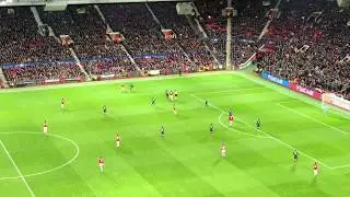 Manchester United VS CSKA Moscow December 2017 shot by iPhoneX 4K resolution