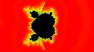 Multibrot/Mandelbrot morph - powers 1 through 7 DEM/M