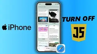 How To Disable JavaScript In Safari Browser On iPhone | Turn OFF JavaScript On Safari
