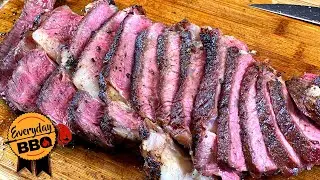 Reverse Sear Ribeye Steak 🥩 using COLD GRATE TECHNIQUE on the SNS Grills Kamado
