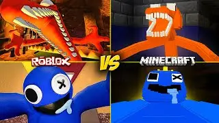 ROBLOX Rainbow Friends ALL JUMPSCARES vs MINECRAFT #2 | Choop