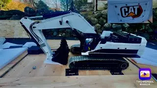 Распаковка Cat 395 1/12 масштаб 55 кг #rcconstruction #rcexcavator #rcdozer #rctruck #rcworld