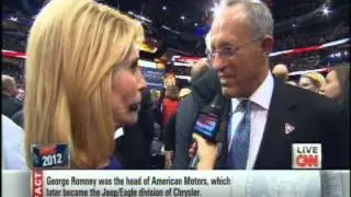 CNN using new technology, the Video Mic Flag at the Republican National Convention