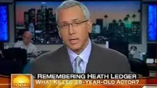 Discussion of Heath Ledger's Death