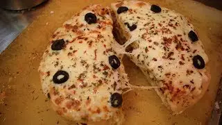 BIG CHEESY BURGER PIZZA | French Fries Pizza | Indian Street Food