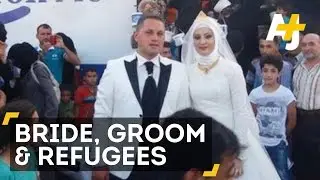 Turkish Bride & Groom Feed 4,000 Syrian Refugees On Their Wedding Day