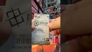 Gundam Card Game Seed Strike bonus pack #gundamcardgame #gundam #unboxing #cards #tcg #asmr #games