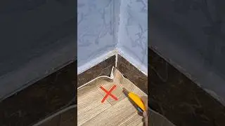How To Cut Vinyl Flooring In Corner #tutorial #tricks #tips #shorts #youtubeshorts #lifehacks