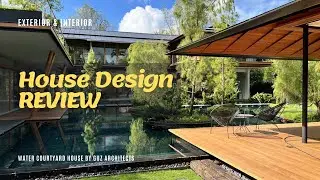Water Courtyard House, дизайн дома с обширным ландшафтным двором в Сингапуре