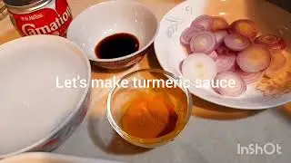 Easy way of making Turmeric sauce.#turmericpowder #homemade #turmericsauce