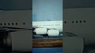 South Africa airways Airbus A340 taxi to runway.