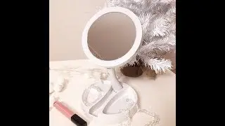 СКЛАДНОЕ НАСТОЛЬНОЕ ЗЕРКАЛО С ПОДСВЕТКОЙ