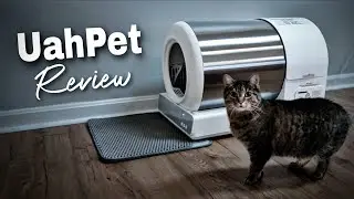Самоочищающийся кошачий туалет из нержавеющей стали? Обзор UahPet