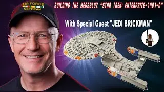 LIVE Building the MEGABLOKS Star Trek Enterprise 1701-D (Part 1)
