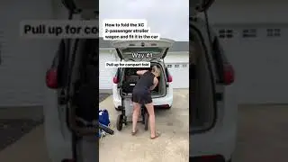 Packing the Keenz XC 2-passenger Stroller Wagon in a car