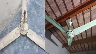 restoration - of old ceiling Fan | Restoring Rusty Ceiling Fan