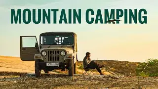 OVERNIGHT CAMPING ON MOUNTAIN | TELUGU VLOG #teluguvlogs #mountaincamping #jeeplife #campinglife