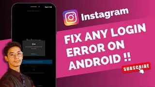 Instagram - Fix Login Error on Android !