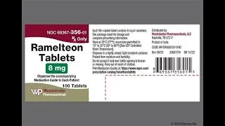 Pharmacology of Ramelteon (Rozerem) ; Mechanism of action, Pharmacokinetics, Uses, Effects