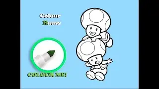 Color Me In, Toad and Toadette, Super Mario Bros. Movie Coloring Pages