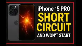 iphone 15 pro short circuit  iphone 15 pro don't start  Noor telecom