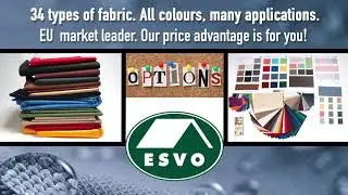 ESVO, the biggest and cheapest in #outdoor fabric, #waterproof fabric, #boat canvas, #tent fabric