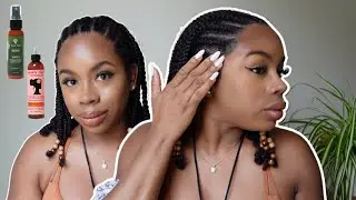 CHIT CHAT + NATURAL HAIR: How to add BEADS to hair WITHOUT beader