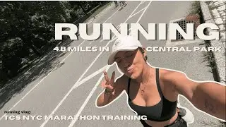 Central Park Running Vlog | Tempo Run, NYC Marathon Training
