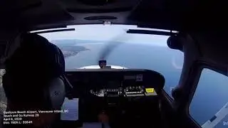 Qualicum Beach Airport, BC, Canada (Joining Circuit uncontrolled airport)