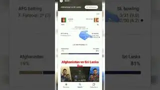 Afghanistan vs SriLanka live#muhammadwaseem #subscribe