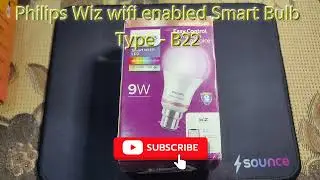 Philips Wiz WiFi smart bulb Install register with Wiz app & complete setup with google home Mini