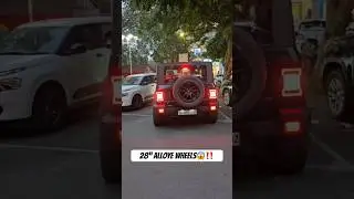 28&rdquo; Alloye Wheels😱‼️#thar4x4 #modifiedthar #short #viral #trending #automobile #thargadi #yt