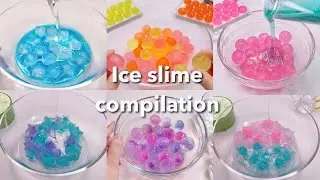 【ASMR】🧊氷スライムまとめ🧊【音フェチ】ice slime compilation