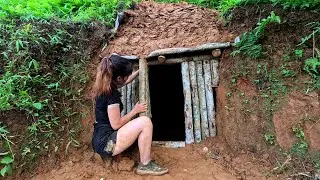 Rebuilding My Collapsed Survival Dugout – The Limit of Human Strength!