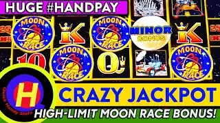 HUGE HANDPAY! Crazy High-Limit MOON RACE Bonus #Jackpot