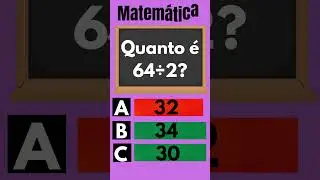 #quiz #matem&aacute;tica