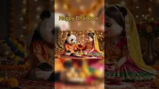 &hearts;️🐼 Bhai dooj with pinku panda #shorts #bhaiya
