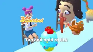 BEST MAX SCORE in Licking Run - Gameplay Android,ios (Levels 1-2)