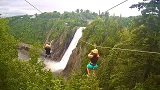 Flying Over Montmorency Falls — This Was Higher Than I Expected