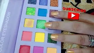 S.F.R  Color Lavender Eyeshadow Palette ,21colour Highly Pigmented One❣️😍😍#eyeshadow#shorts