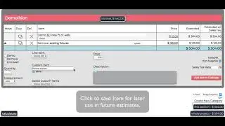 Enter a Line Item Pt. 1