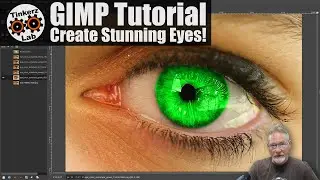 Create the Most Stunning Eyes! GIMP Selection, Color, Layers, & Effects Tutorial