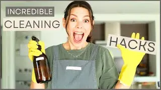 🌎💚Лучшие НАТУРАЛЬНЫЕ лайфхаки для уборки: всего 3 ингредиента для уборки всего дома!