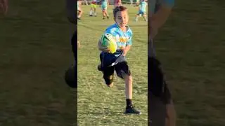 My 1st Ever Try At Touch Football 🏉 #rugby #touchfooty #touchrugby #touchfootball