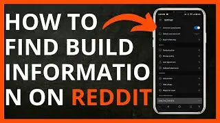 How to Find Build Information on Reddit in 2024