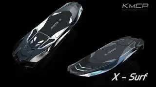 2018 KMCP SURF-X electric surfboard trailer